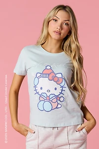 Hello Kitty® Faux-Pearl Graphic T-Shirt