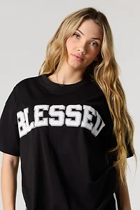 Blessed Puff Print T-Shirt