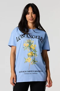 LA Floral Graphic T-Shirt