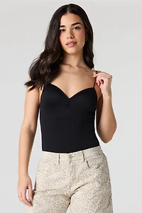 Braless Seamless Sweetheart Bodysuit