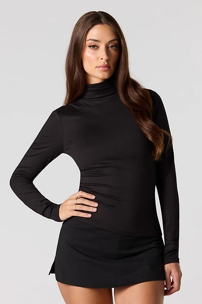 Long Sleeve Turtleneck Top