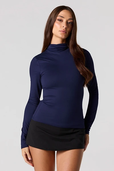 Long Sleeve Turtleneck Top
