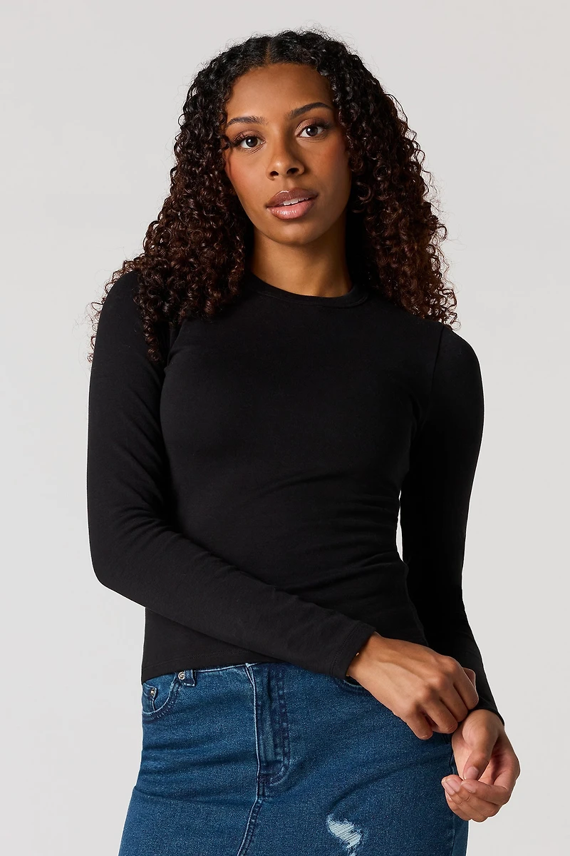 Long Sleeve Crewneck Top