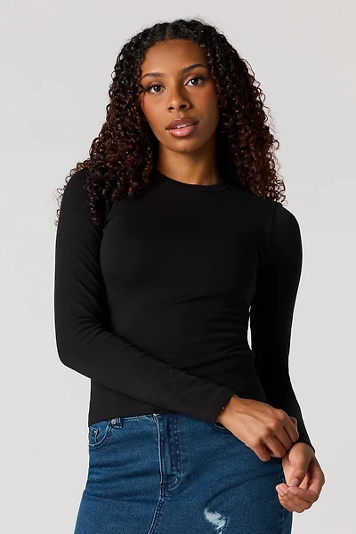 Long Sleeve Crewneck Top