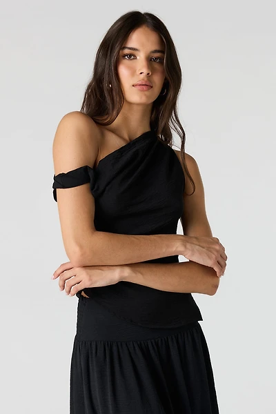 Textured Off Shoulder Top