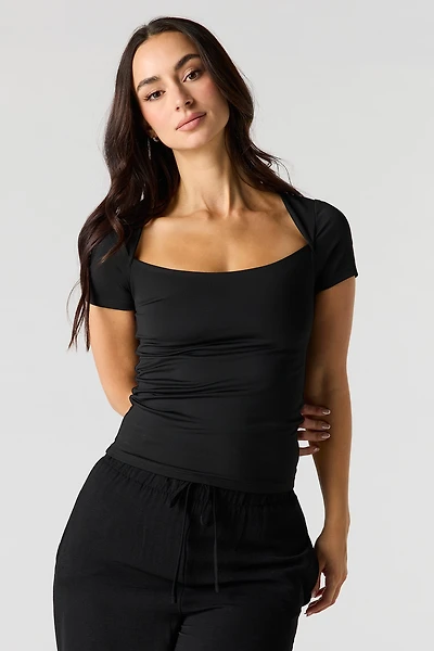 Contour Scoop Neck T-Shirt