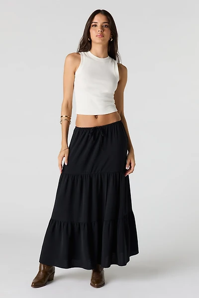Tiered Maxi Skirt