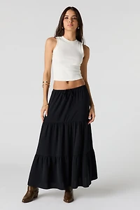 Tiered Maxi Skirt