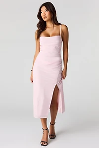 Robe midi en filet