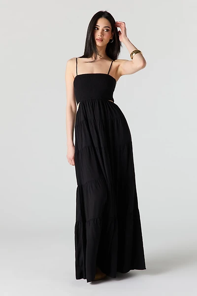 Smocked Tiered Maxi Dress