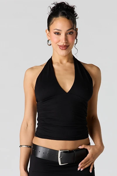 V-Neck Halter Top