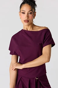 T-shirt à épaules dénudées