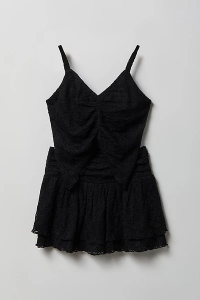 Girls Lace Tank & Skort Set