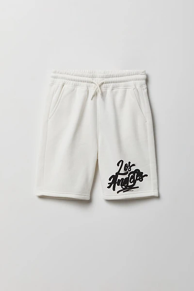 Short en molleton imprimé pour garçon