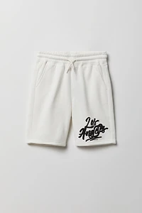 Short en molleton imprimé pour garçon