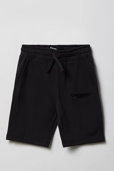 Boys Premium Heavyweight Fleece Graphic Short