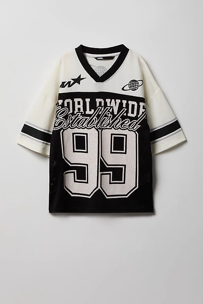 Boys Graphic Mesh Football Jersey