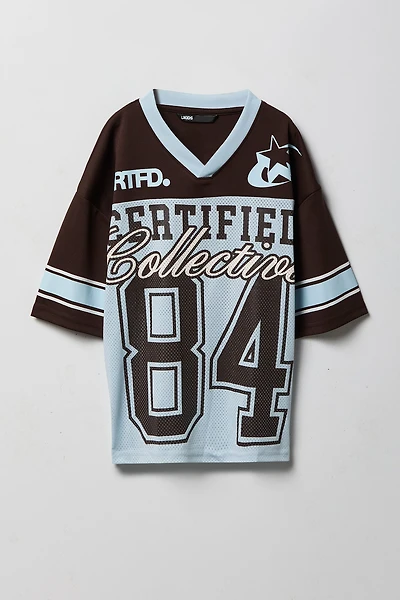 Jersey de football en filet imprimé pour garçon