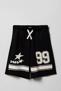 Boys Graphic Fleece Short