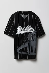 Boys Graphic Mesh Baseball Jersey
