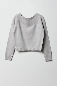 Girls V-Neck Sweater