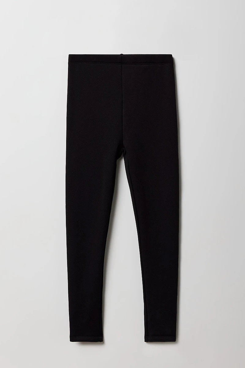 Girls Faux Fur Lined Legging