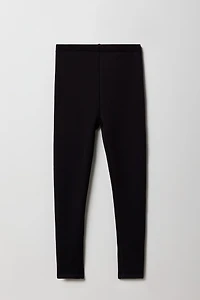 Girls Faux Fur Lined Legging