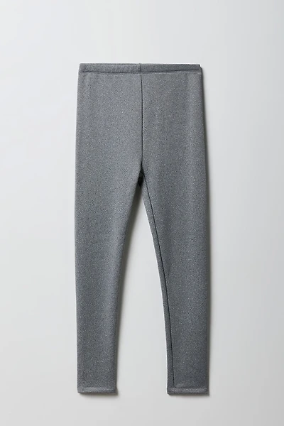 Girls Faux Fur Lined Legging