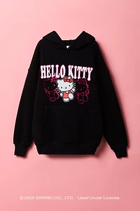 Hello Kitty® Girls Embroidered Fleece Hoodie