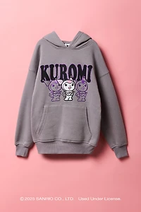 Kuromi™ Girls Embroidered Fleece Hoodie