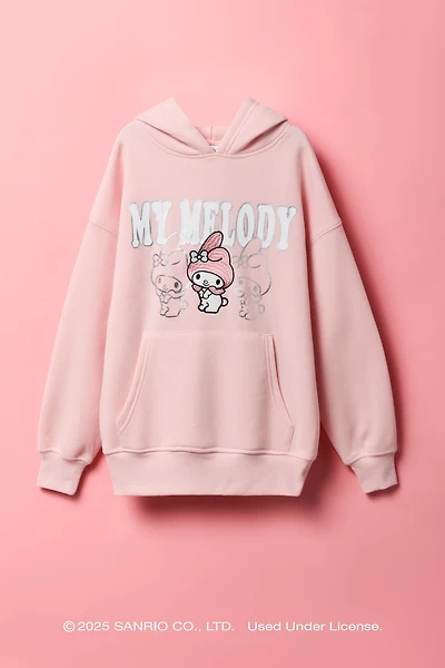 My Melody™ Girls Embroidered Fleece Hoodie