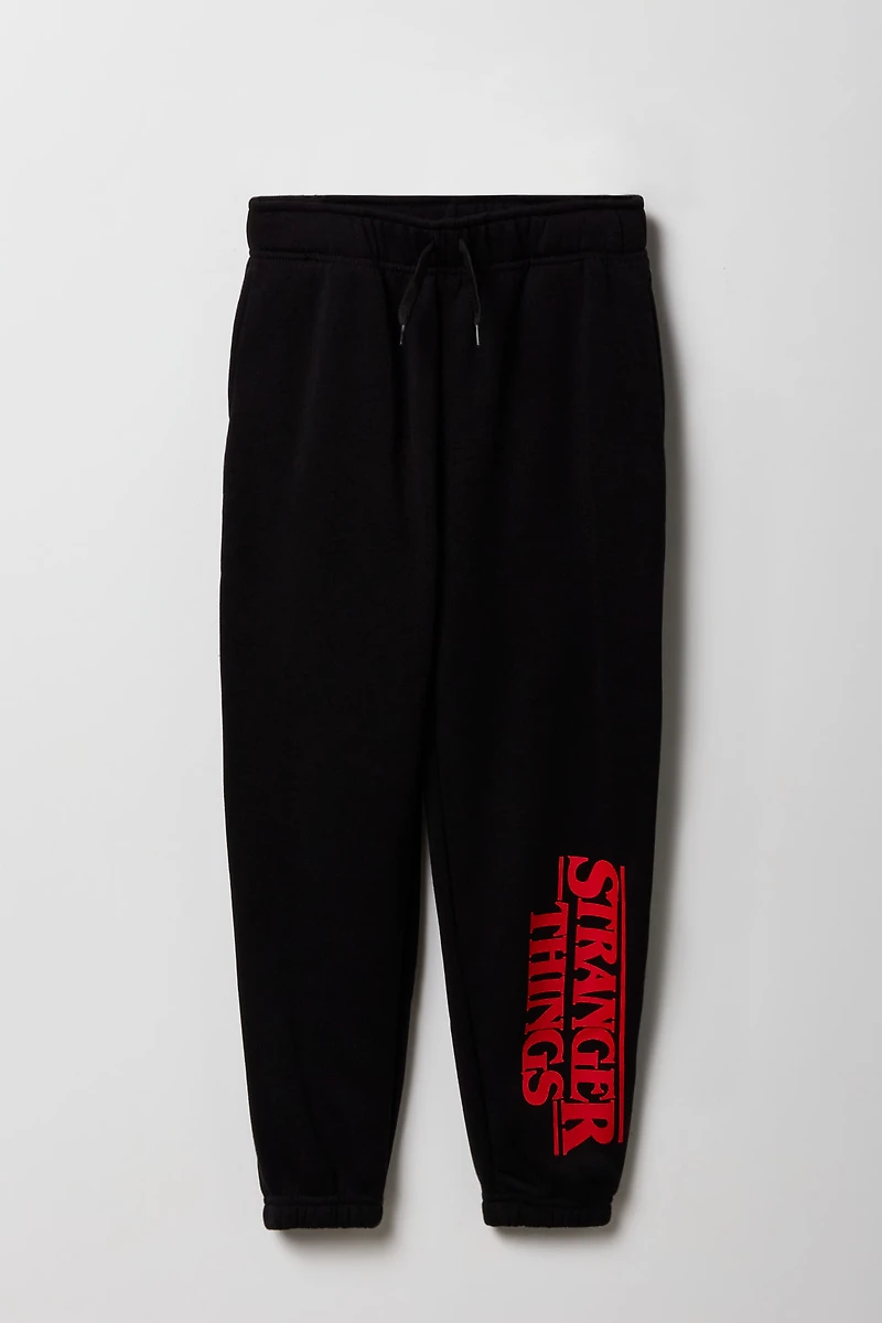 Jogger en molleton à imprimé Stranger Things pour fille