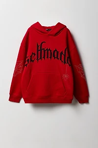 Kids Self Made Spider Rhinestone Hoodie