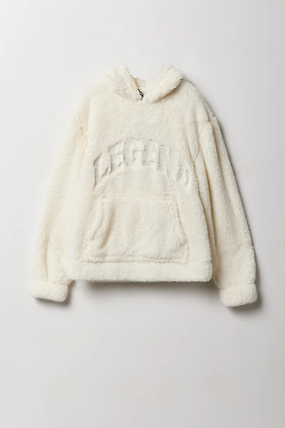 Haut à capuchon en Sherpa pour enfant