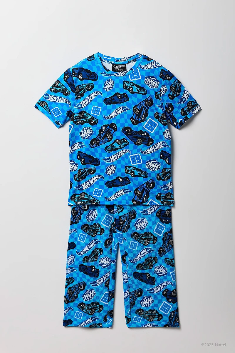 Hot Wheels™ Kids Printed T-Shirt & Plush Pant Set