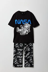 Kids NASA T-Shirt & Plush Pant Pajama Set