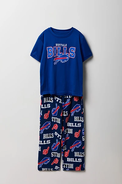 Ensemble pyjama avec t-shirt et pantalon à imprimé Buffalo Bills pour enfant