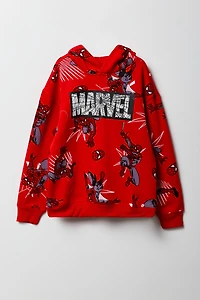 Kids Marvel Graphic Fleece Hoodie
