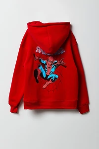 Kids Spider-Man Graphic Fleece Hoodie