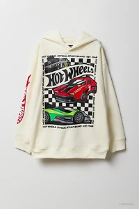 Haut à capuchon en molleton imprimé Hot Wheels HD pour garçon