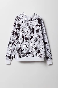 Kids Pikachu Print Fleece Hoodie