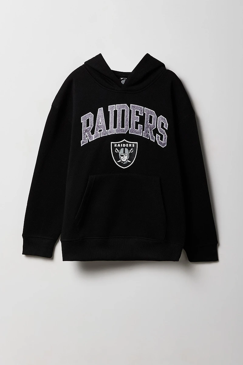 Kids Las Vegas Raiders Chenille Embroidered Hoodie