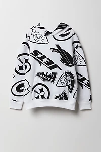 Kids NFL Print Fleece Hoodie