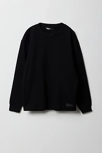 Boys Ribbed Knit Long Sleeve Top