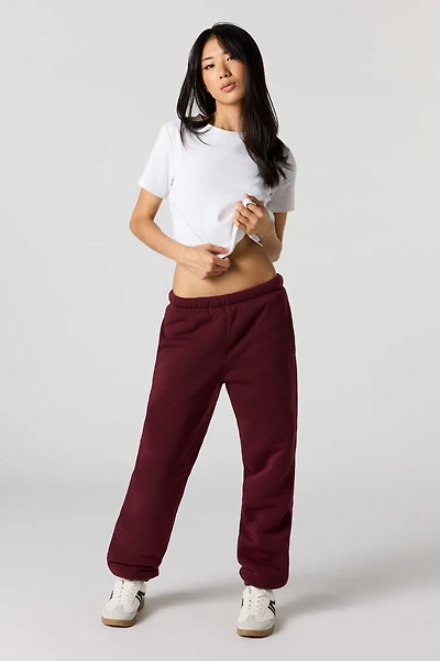 Jogger en molleton doublé de Sherpa