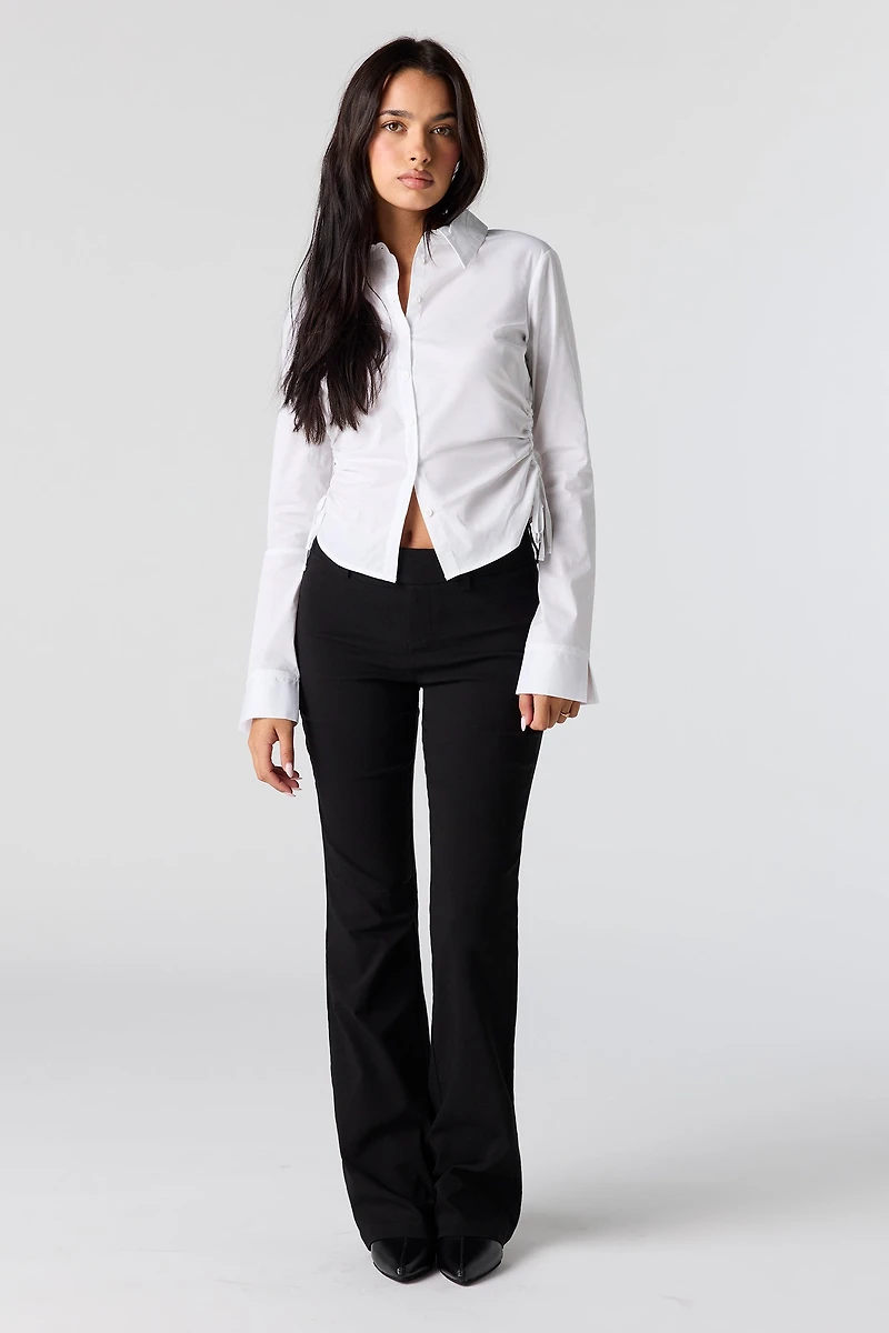 Pantalon habillé à jambe évasée