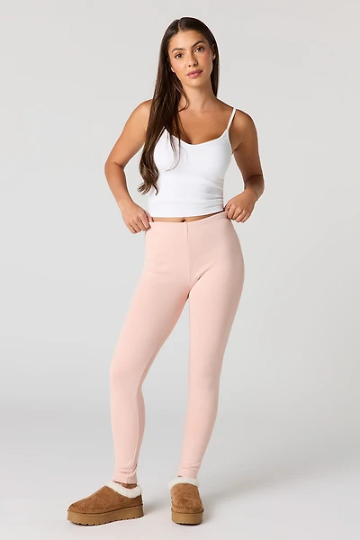 Faux Fur Lined Legging