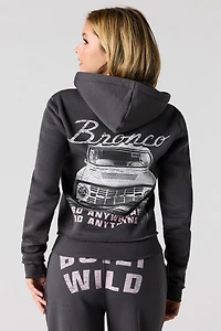 Ford Camo Patch Fleece Zip-Up Hoodie