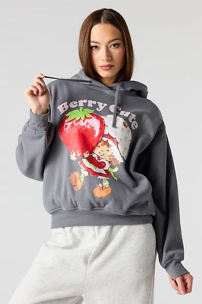 Strawberry Shortcake Flock Print Hoodie