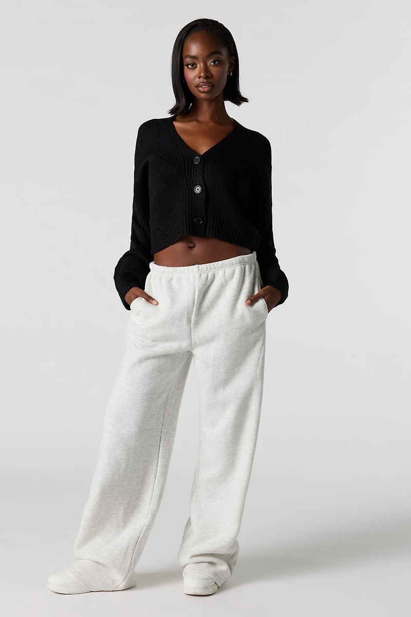 Cardigan boutonné en tricot